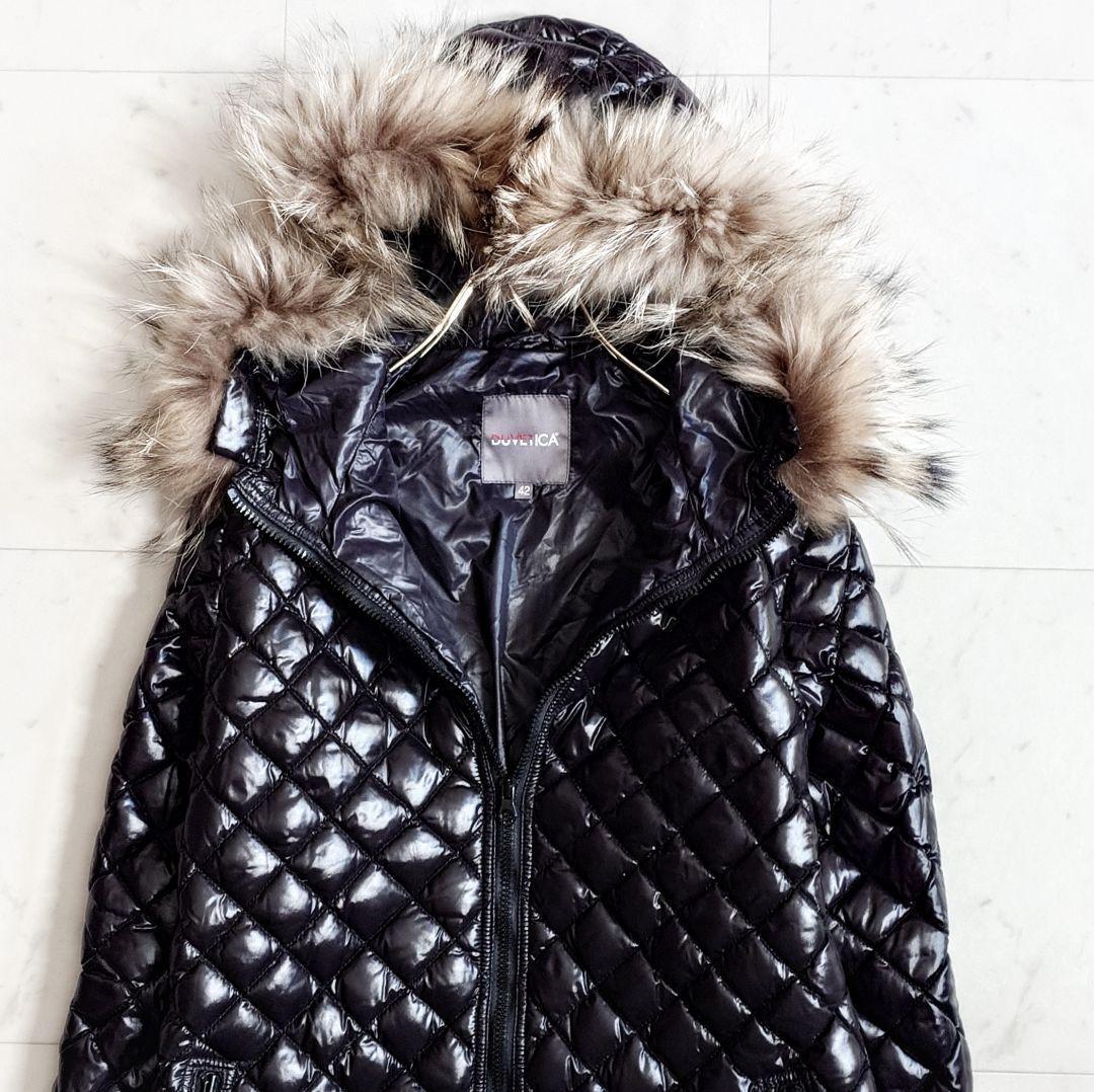 ア*ー様 最終オークション❣️【大きいサイズ42】デュベティカ ファー付 ダウン