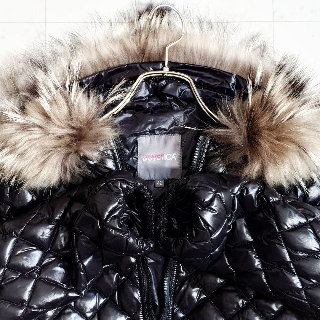 ア*ー様 最終オークション❣️【大きいサイズ42】デュベティカ ファー付 ダウン