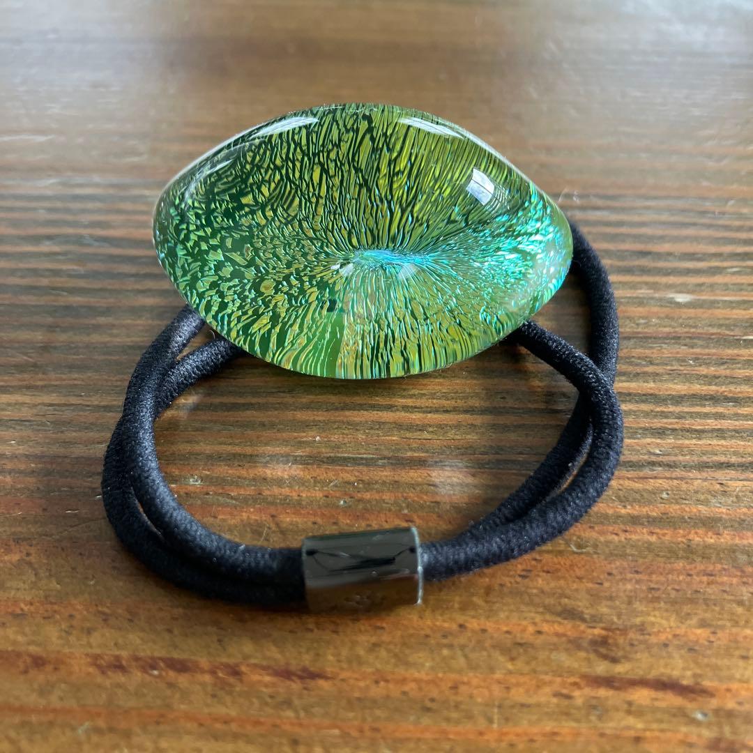 美品コレットマルーフディンプルポニーグラスポニーグリーンガラスヘアバートウキョウ