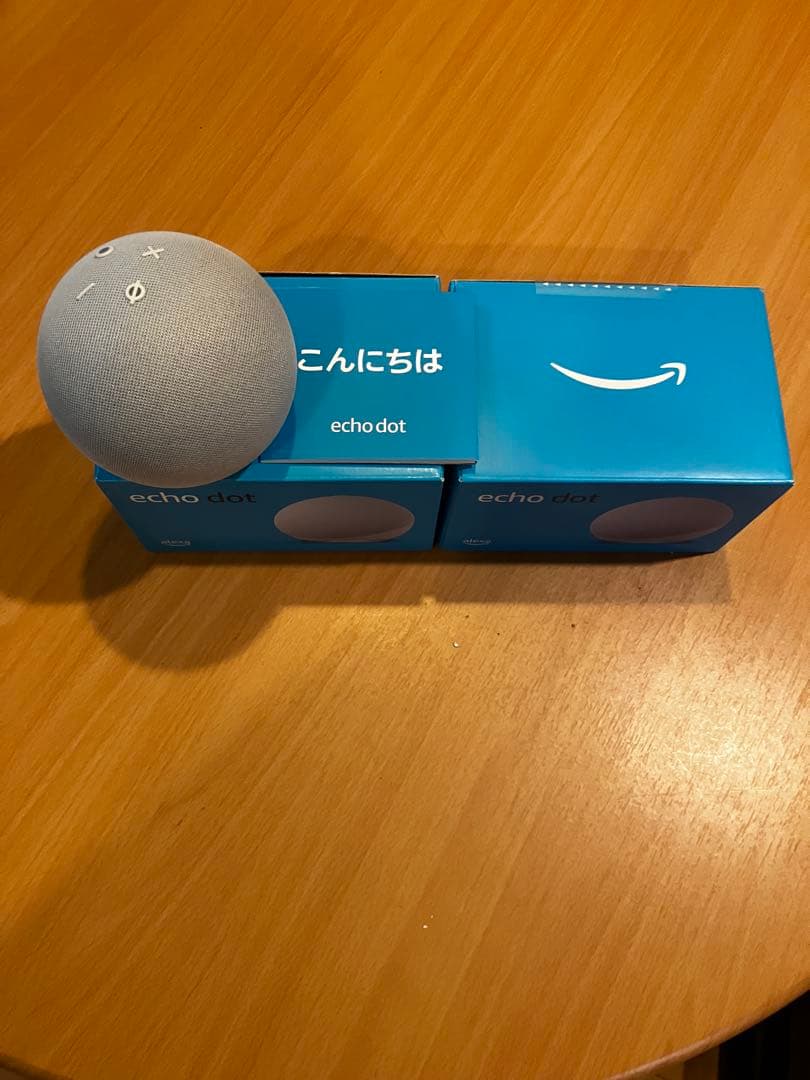 Amazon Echo Dot グレー シャーホワイト2台セット　未使用品