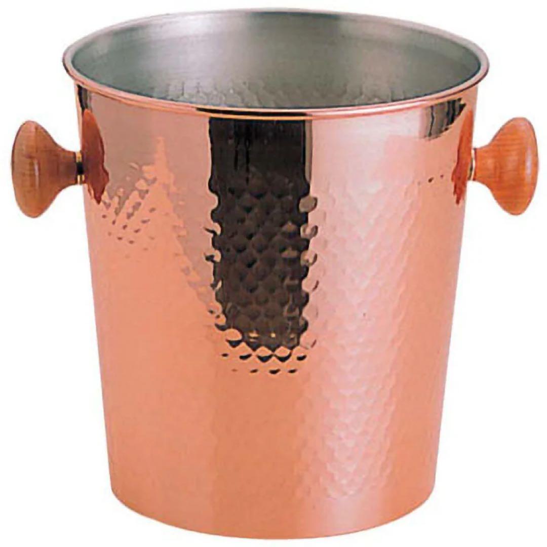 SHINKOUKINZOKU 新光堂 純銅 手打ちシャンパン/ワインクーラー