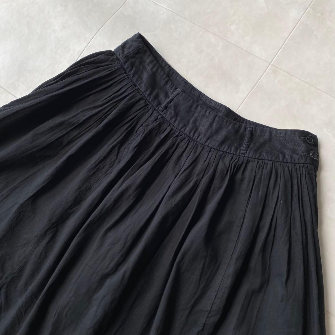 【希少】 KAPITAL オーロラエプロンパンツ キュロット スカート 黒 S