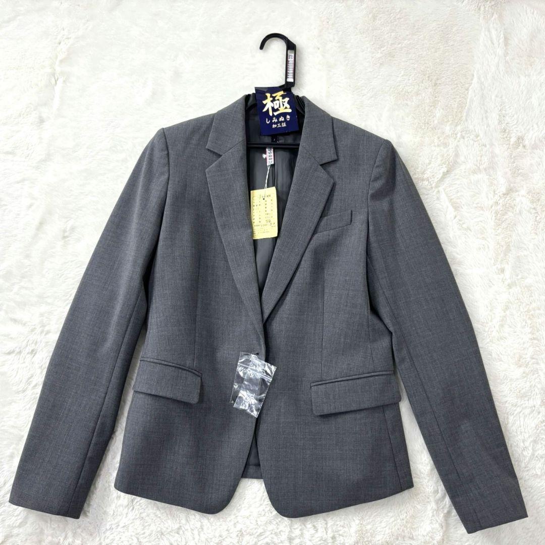 Theory セオリー グレー パンツスーツ Mサイズ クリーニング シミ抜き済