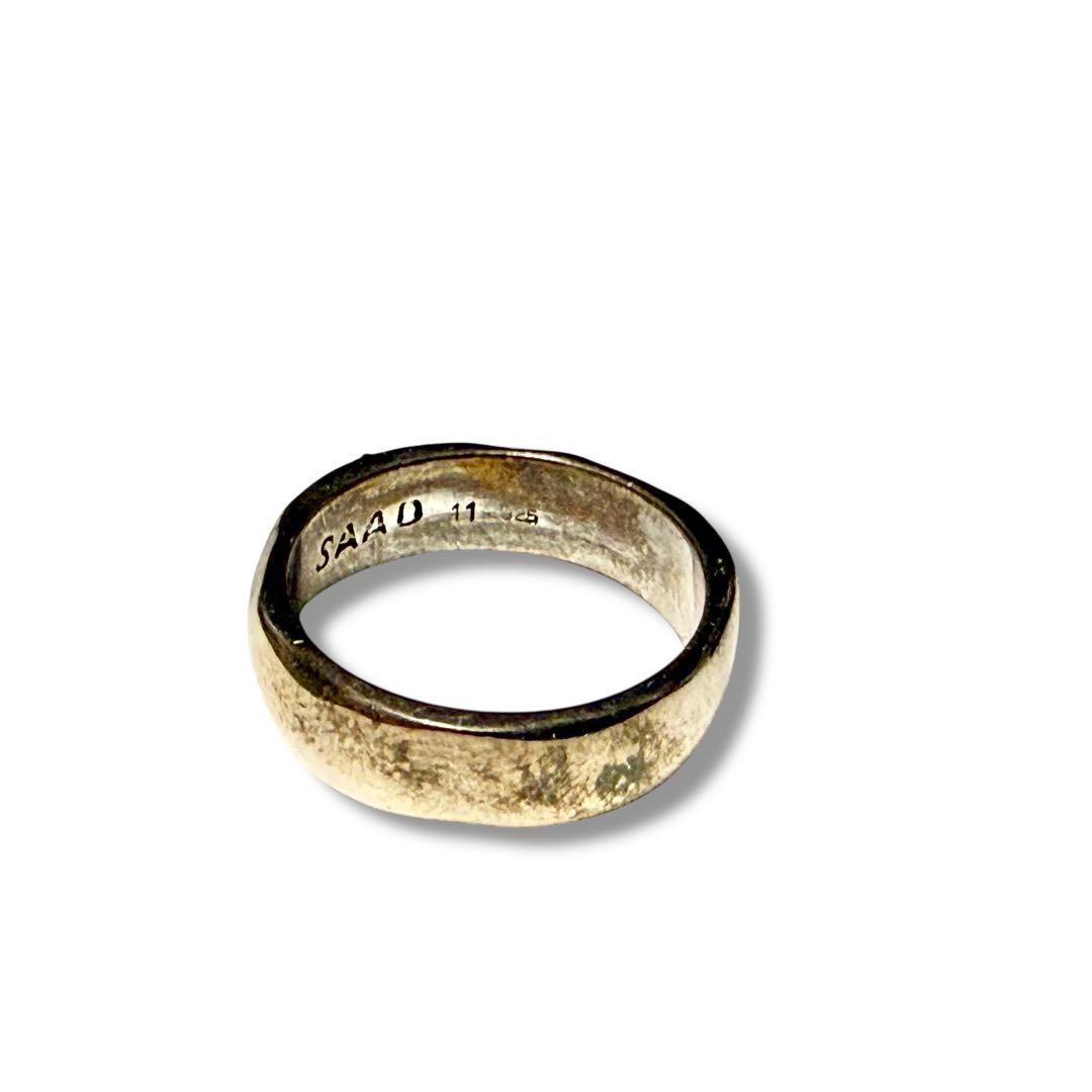 人気品！ SAAD サード リング サンシンボル 太陽神 シルバー925 11号