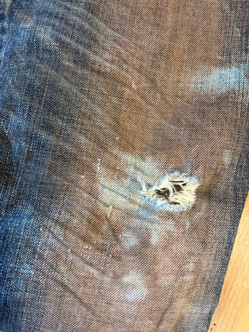 Prps紫製品ダメージ加工 デニム 36ビンテージ