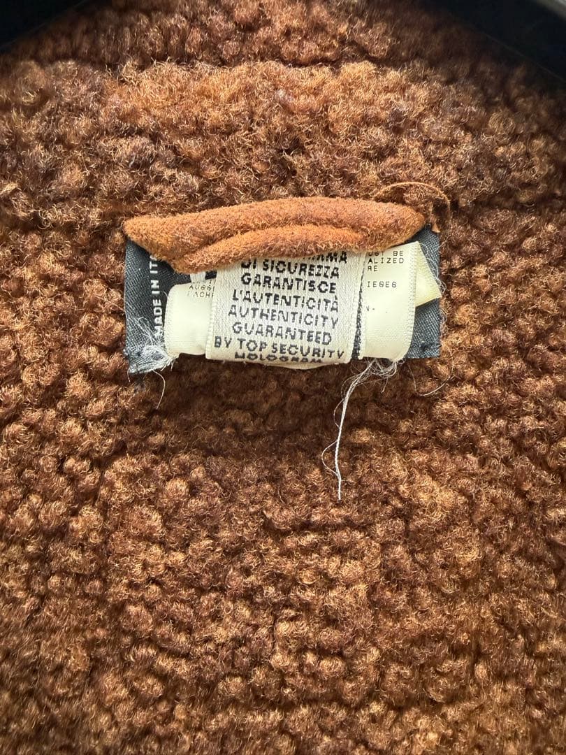 ドルチェ＆ガッバーナ　メンズムートンコート　ブラウン　DOLCE＆GABBANA