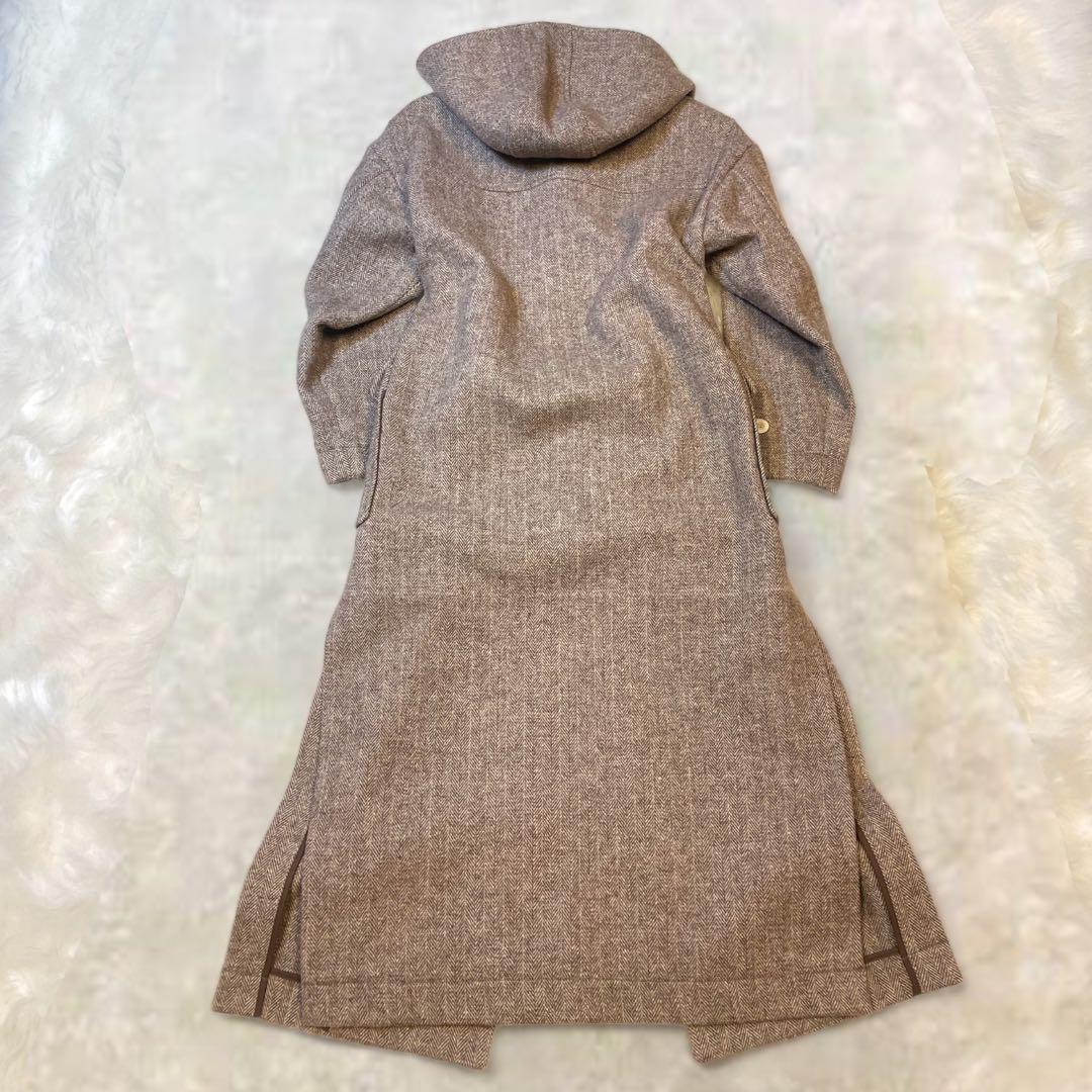 ETRE TOKYO エトレトウキョウ ロングダッフルコート ヘリンボーン