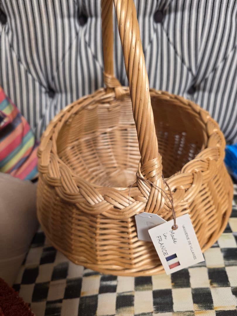 フランス製　カゴ