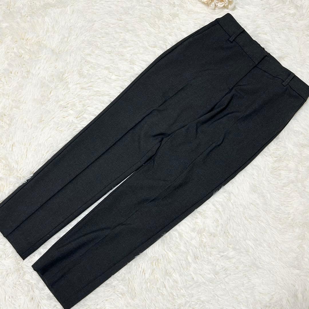 【洗える！】PLST 厚手スーツ 秋冬 パンツセットアップ ノーカラージャケット