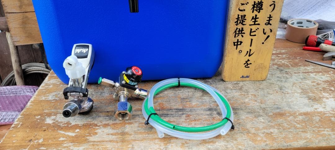 即使用可能コールマンクーラーボックス型氷冷式ビールサーバー