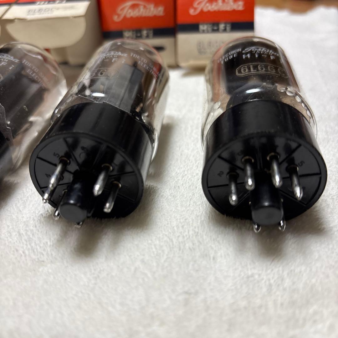 東芝 6L6GC 真空管 4本セット