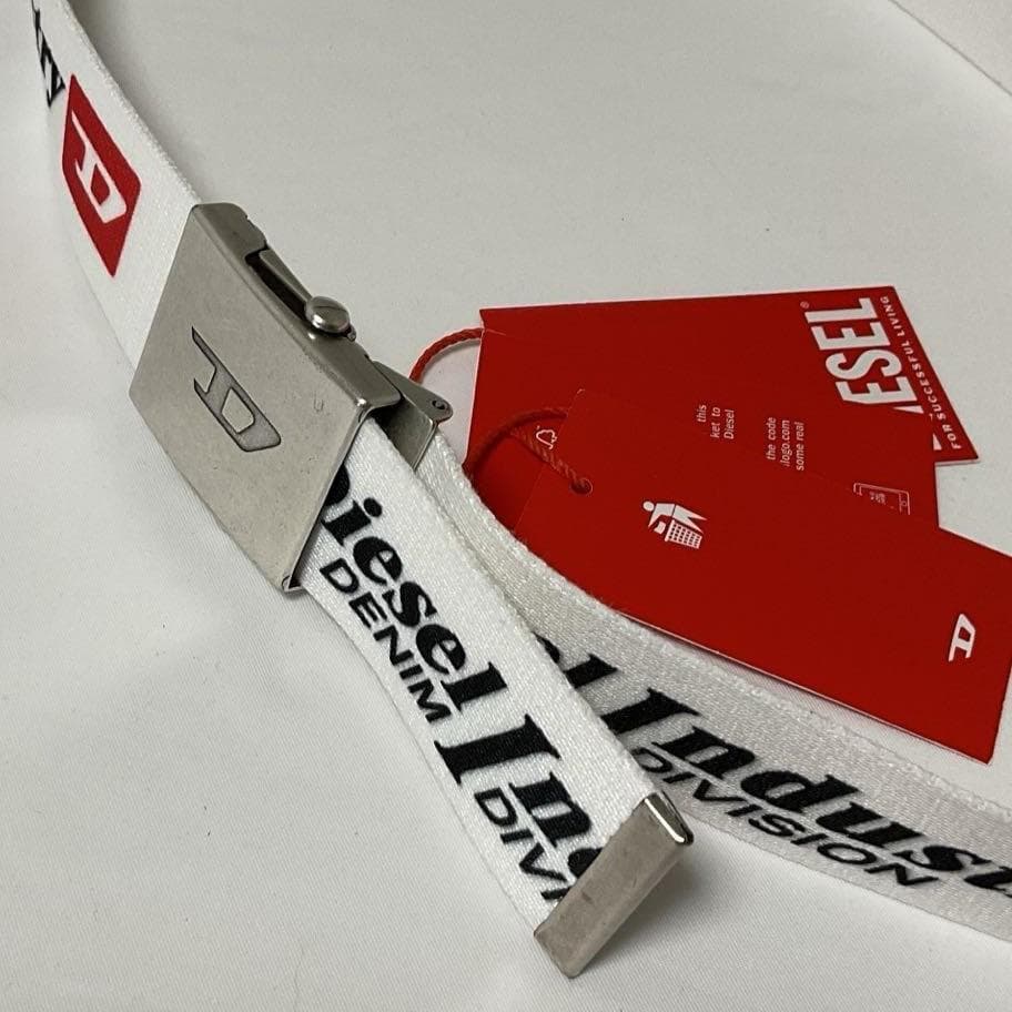 ディーゼル　X09842　90　ウェビング ベルト　ユニセックス