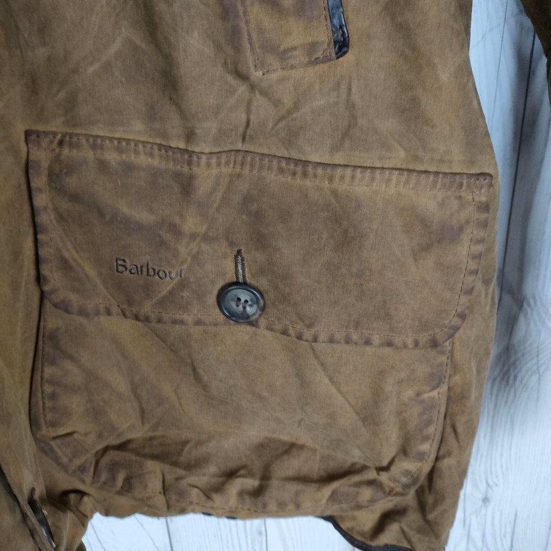 希少♪ バブアー オイルドジャケット BEAUCHAMP 英国製 茶 2XL
