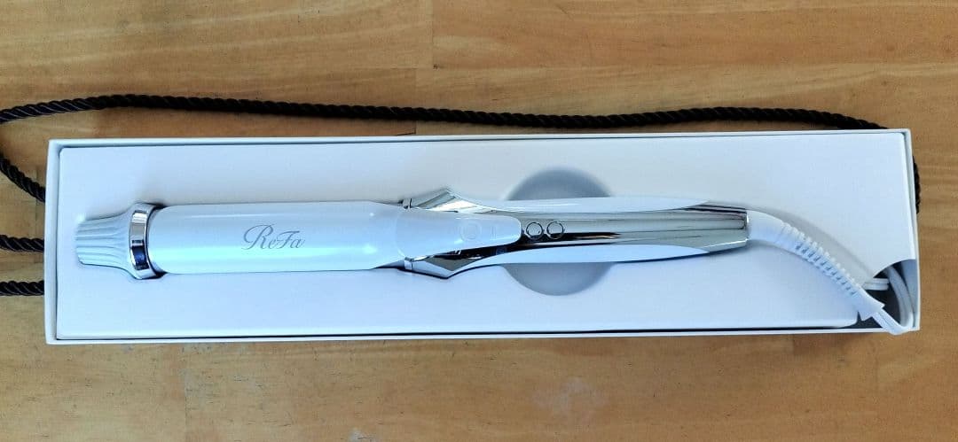 【美品】ReFa カールヘアアイロン ホワイト コテ 32mm