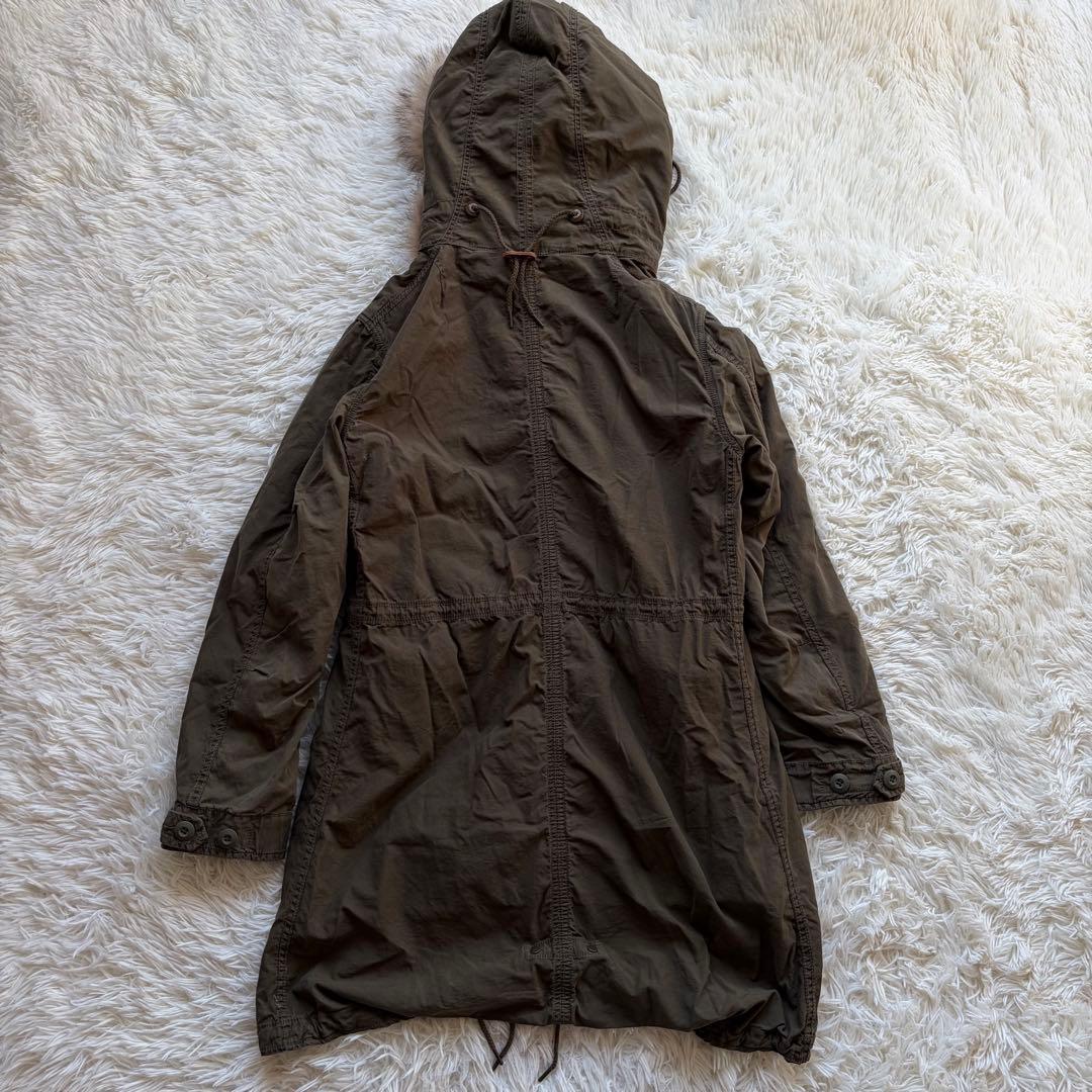 goa モッズコート 高級 フィンラクーンファー ライナー付 y2k 平成