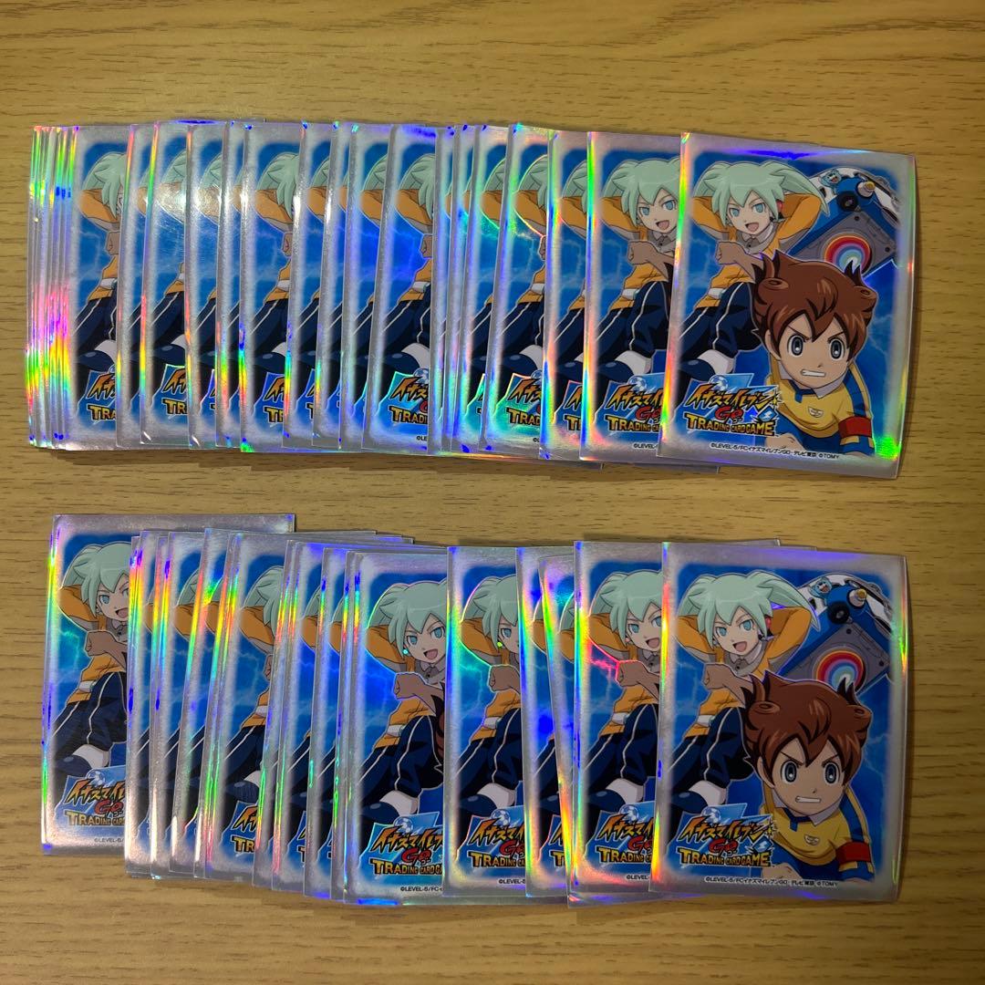 イナズマイレブンカード　昔のレアカードなど おまけスリーブ