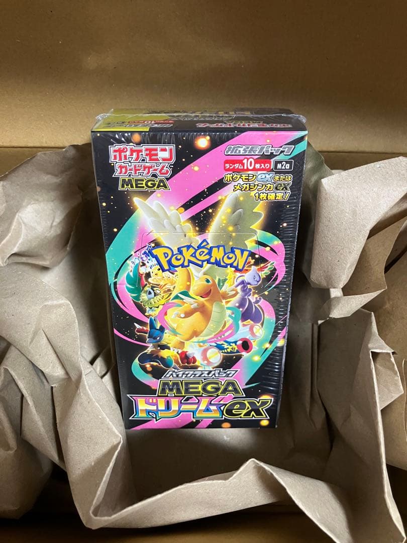 ポケモンカードゲーム MEGA ドリームex 1BOX 新品未開封　シュリンク付