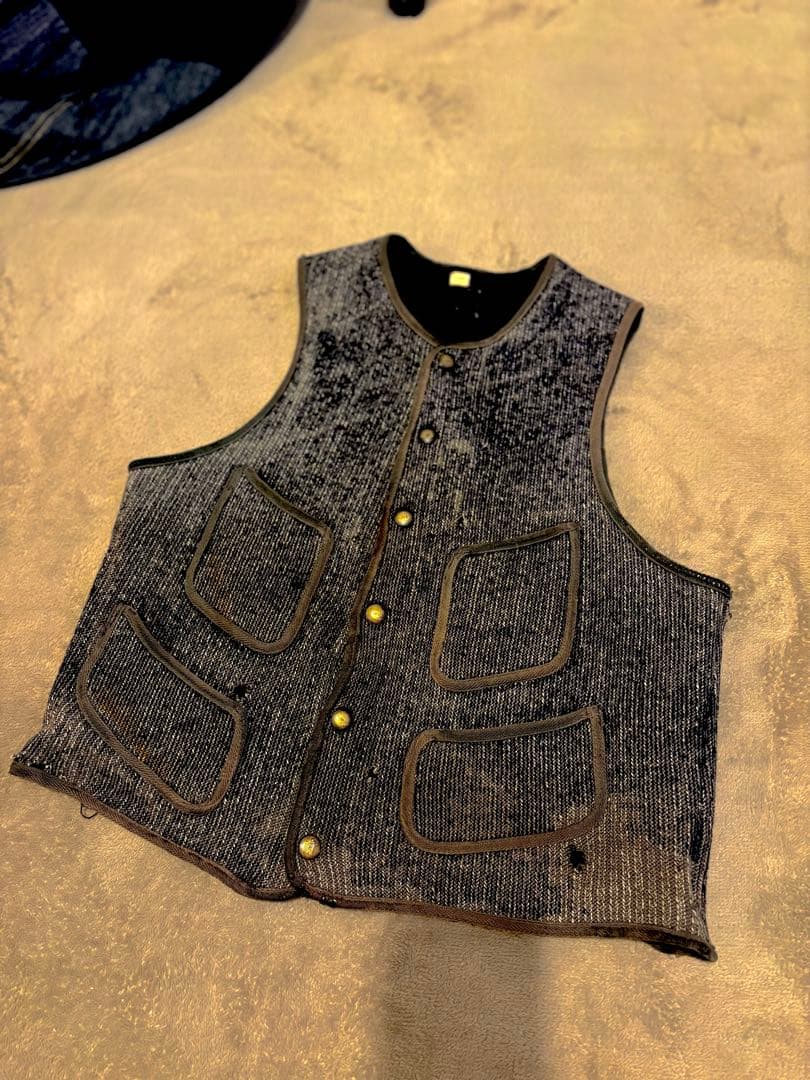 蘭*丸様 50s ブラウンズビーチベスト