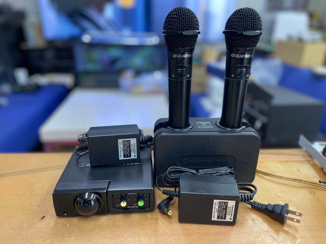 オーディオテクニカ製赤外線ワイヤレスマイクセットCR 700+CLM7000TX