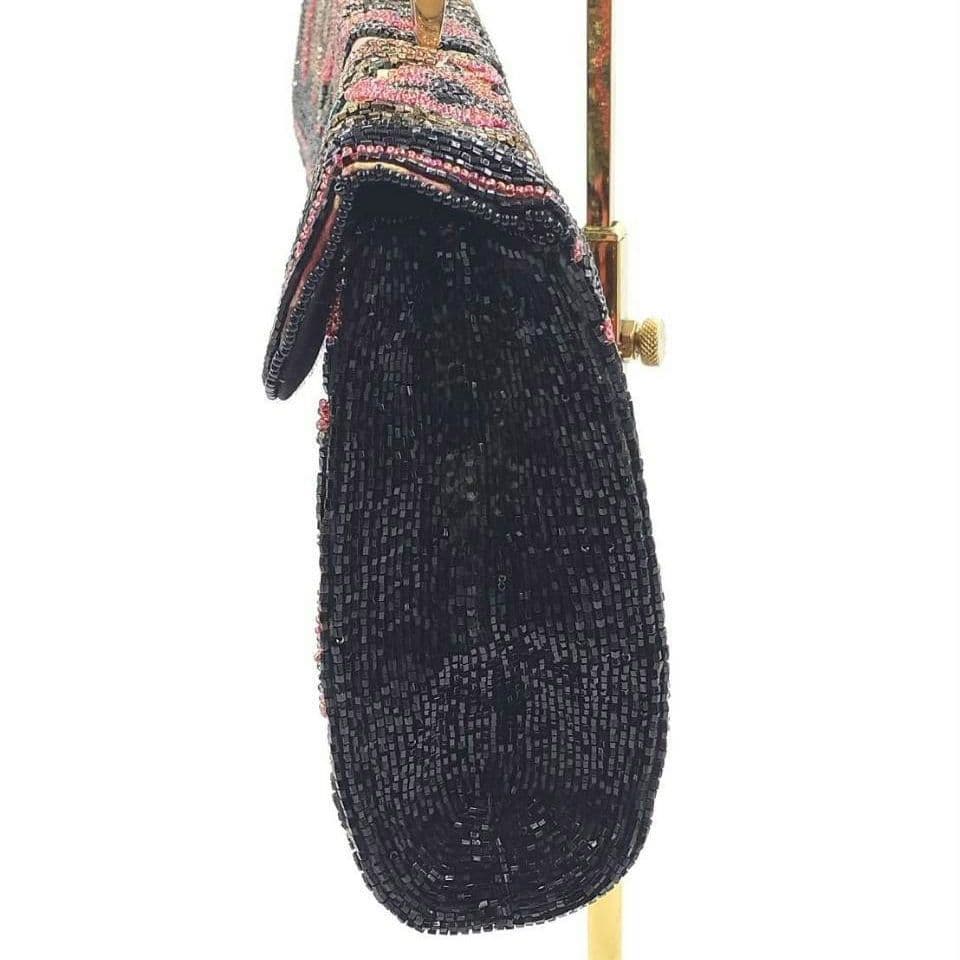 完売モデル Lumy ルミー はしもと ビーズバッグ ハンドバッグ 皇室御用達