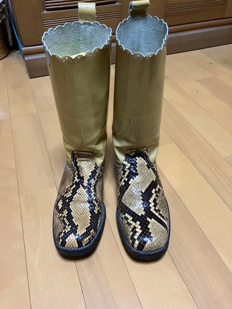 希少品undercover長靴レインブーツアンダーカバー24cmぐらい(XXS)