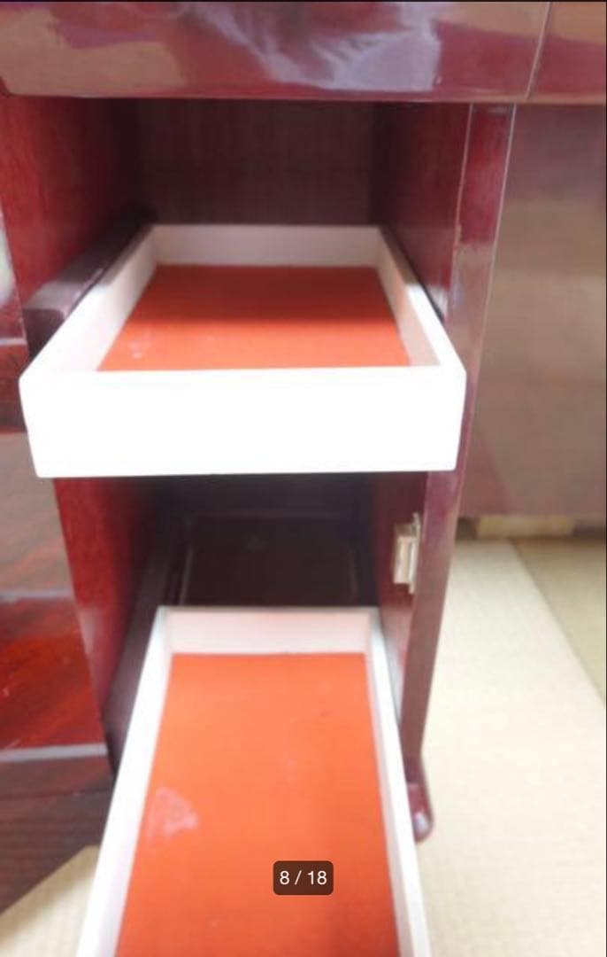 【nana】ヴィンテージ鏡台 フランスミラー丸二