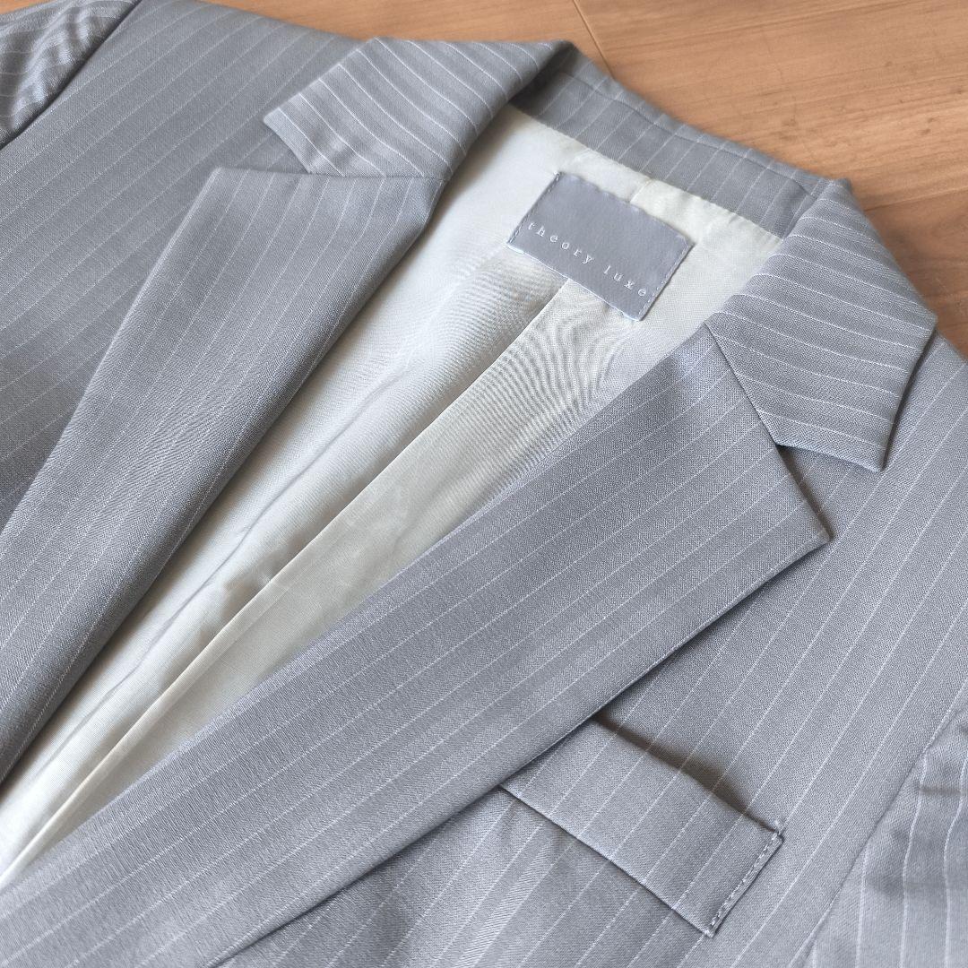 ★超美品★theory luxe★ライトグレー ★パンツスーツ★セットアップ