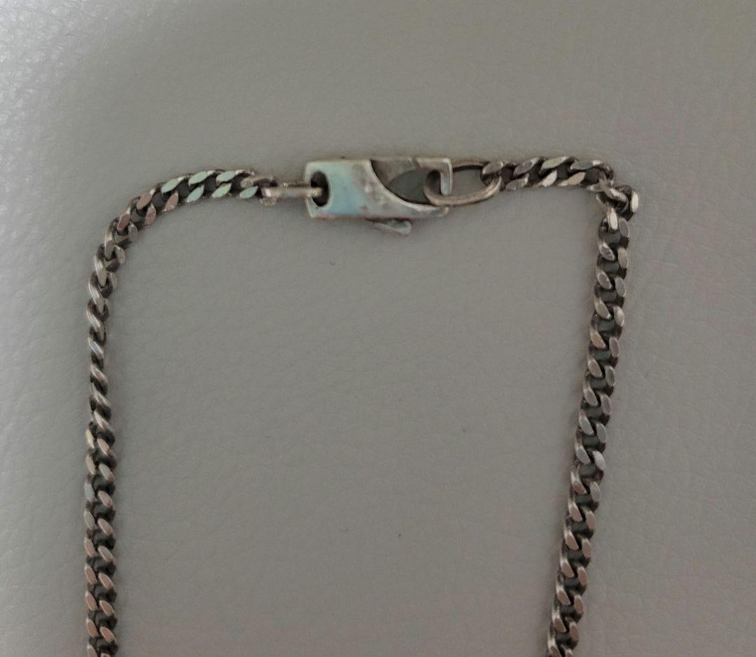 GUCCI　ネックレス　メンズ　カットアウト Gバー ペンダント　シルバー925