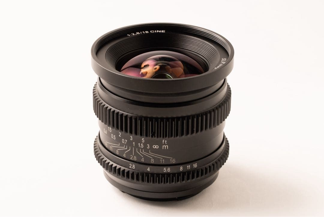 SLR Magic Cine 18mm F2.8 シネレンズ　Eマウント