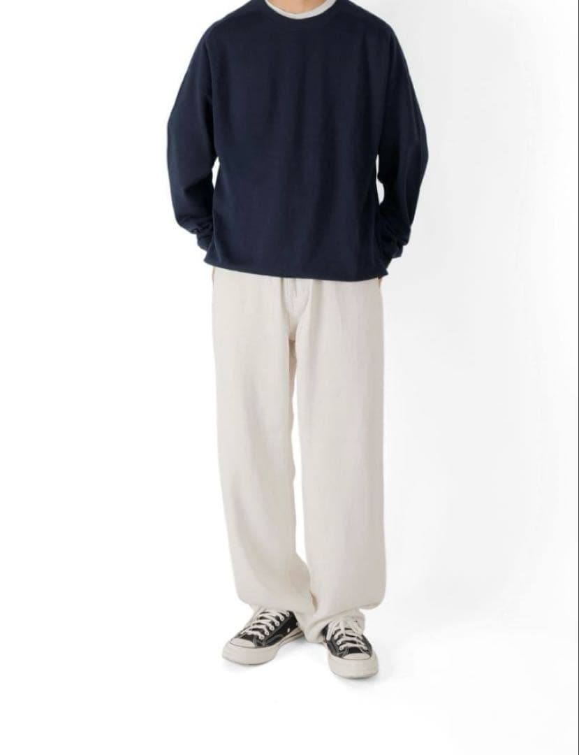 カ*メ様 cornier コルニエ SILK NEP DENIM PANTS W