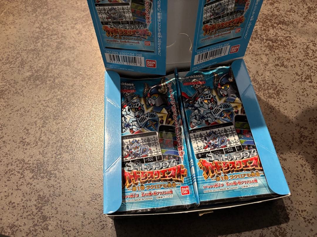 ナイトガンダムカードダスクエスト 第1弾 ラクロアの勇者　未開封パック20個