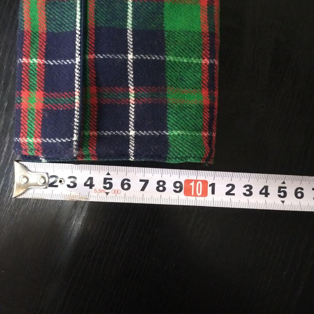 HEAD PORTER　ヘッドポーター　グリーンチェック　長財布　未使用ストック