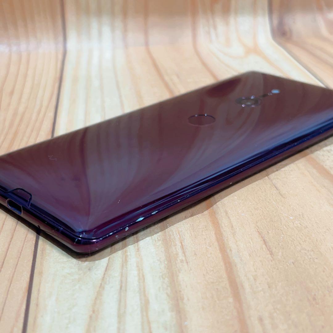 SIMフリー 本体 Xperia XZ3 64 GB 027G4 ボルドーレッド