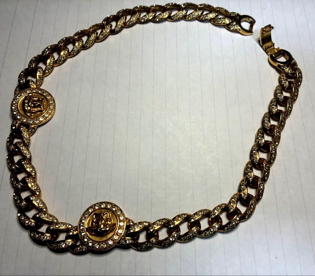 【VERSACE】ゴールドチェーンネックレス