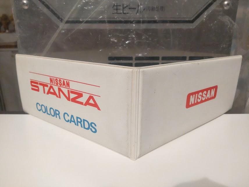 昭和レトロ★70年代★見本品 STANZA 日産自動車 スタンザ カラーカード