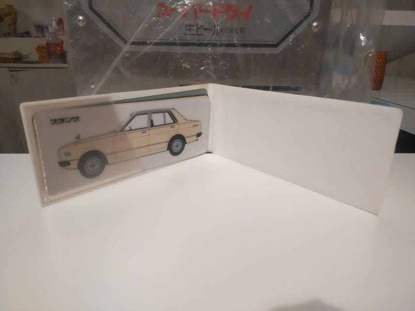 昭和レトロ★70年代★見本品 STANZA 日産自動車 スタンザ カラーカード