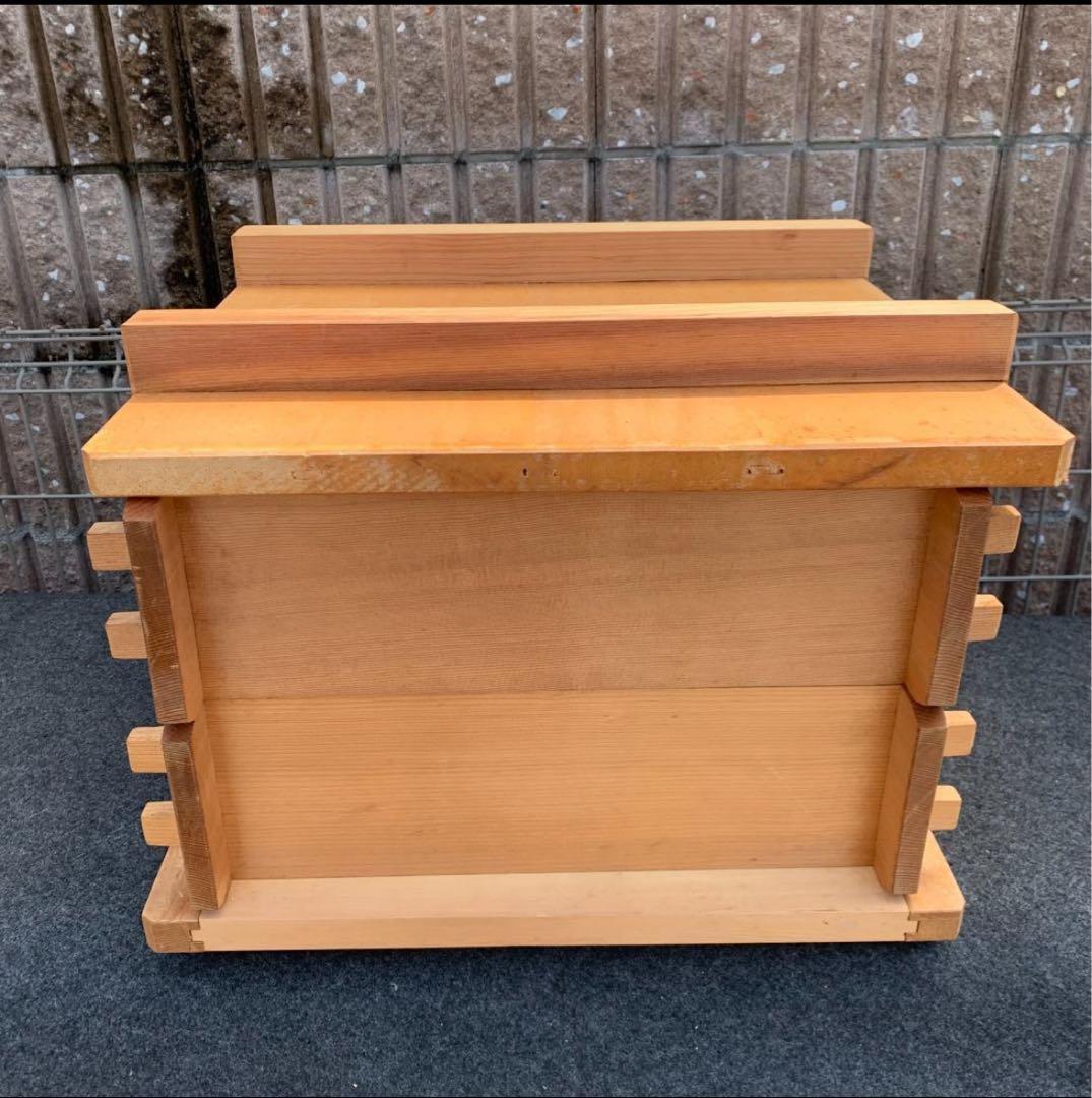 【テクニトロン】2段角型　せいろ　大型　木製　蒸篭　蒸し器