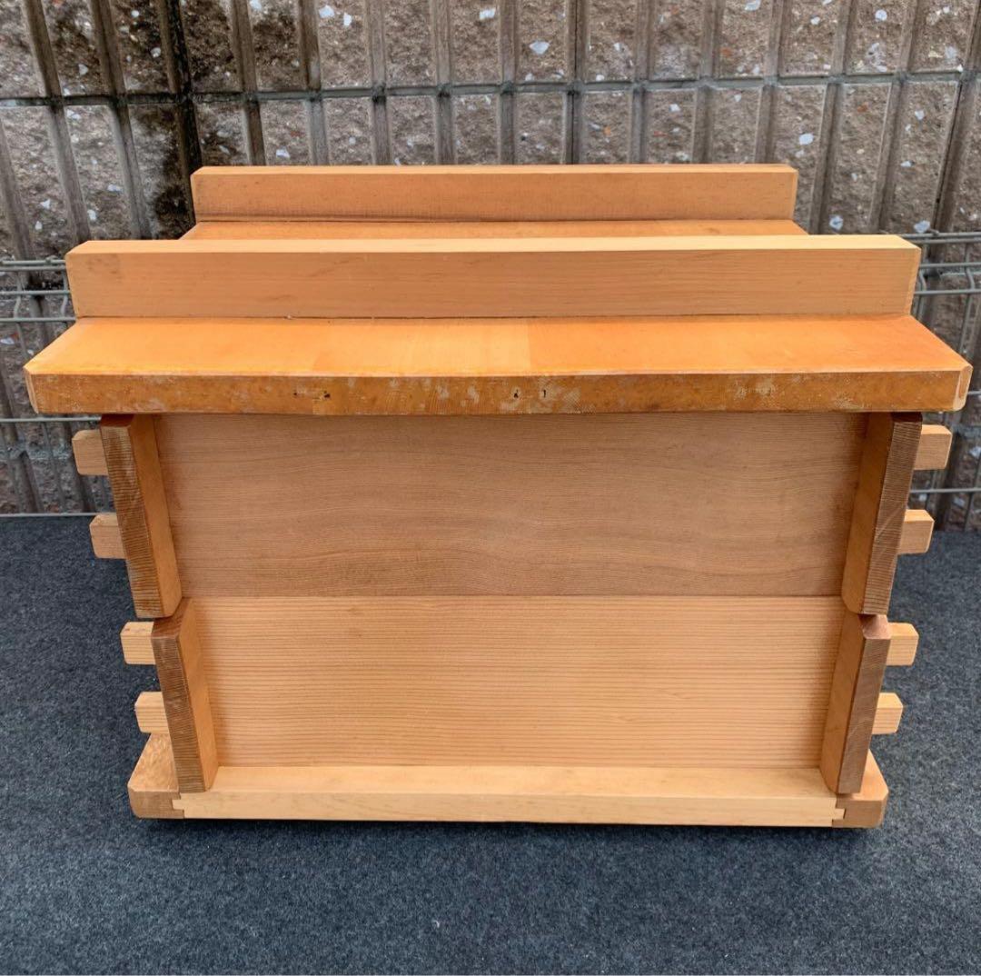 【テクニトロン】2段角型　せいろ　大型　木製　蒸篭　蒸し器