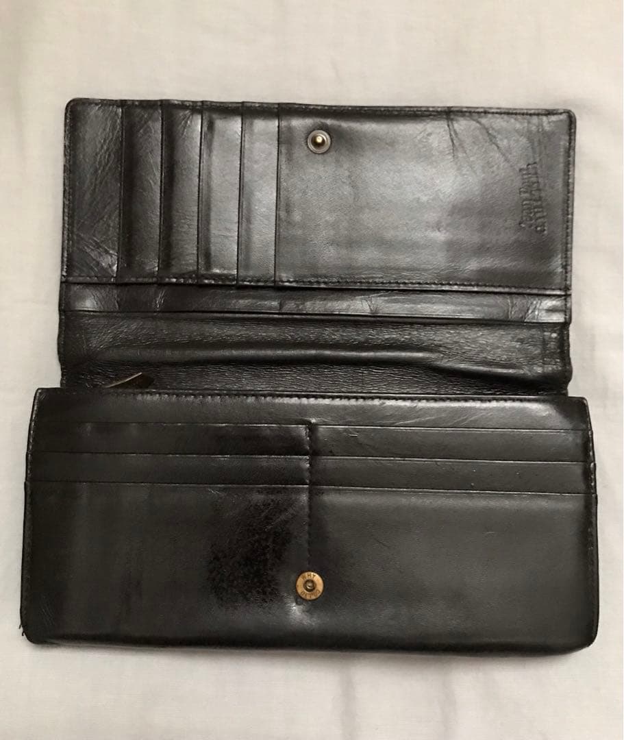 【希少】ドラゴンプレート　長財布　ジャンポールゴルチエ　ビンテージ　レザー