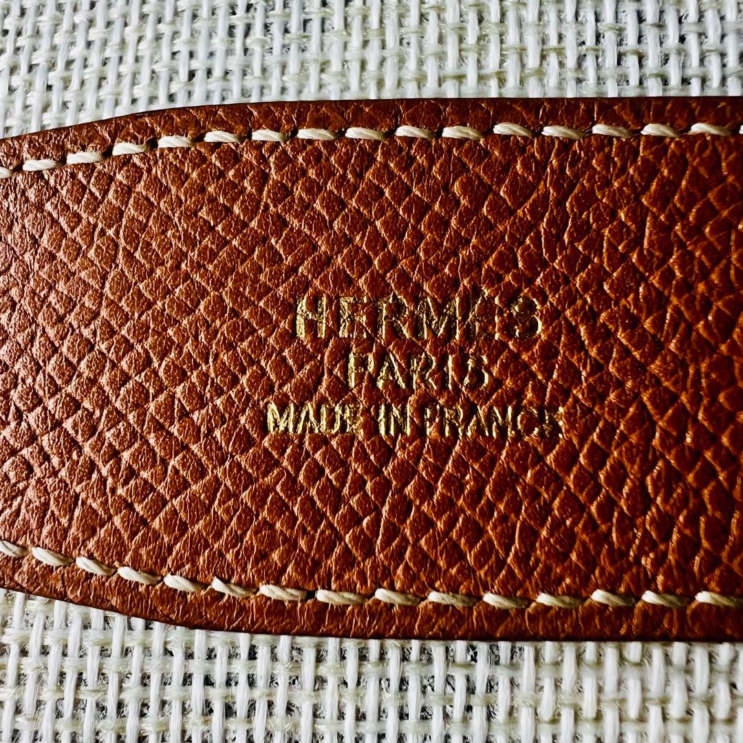 ⭐️美品❗️Vintageエルメス HERMES 91年 レザーベルト リバーシブル