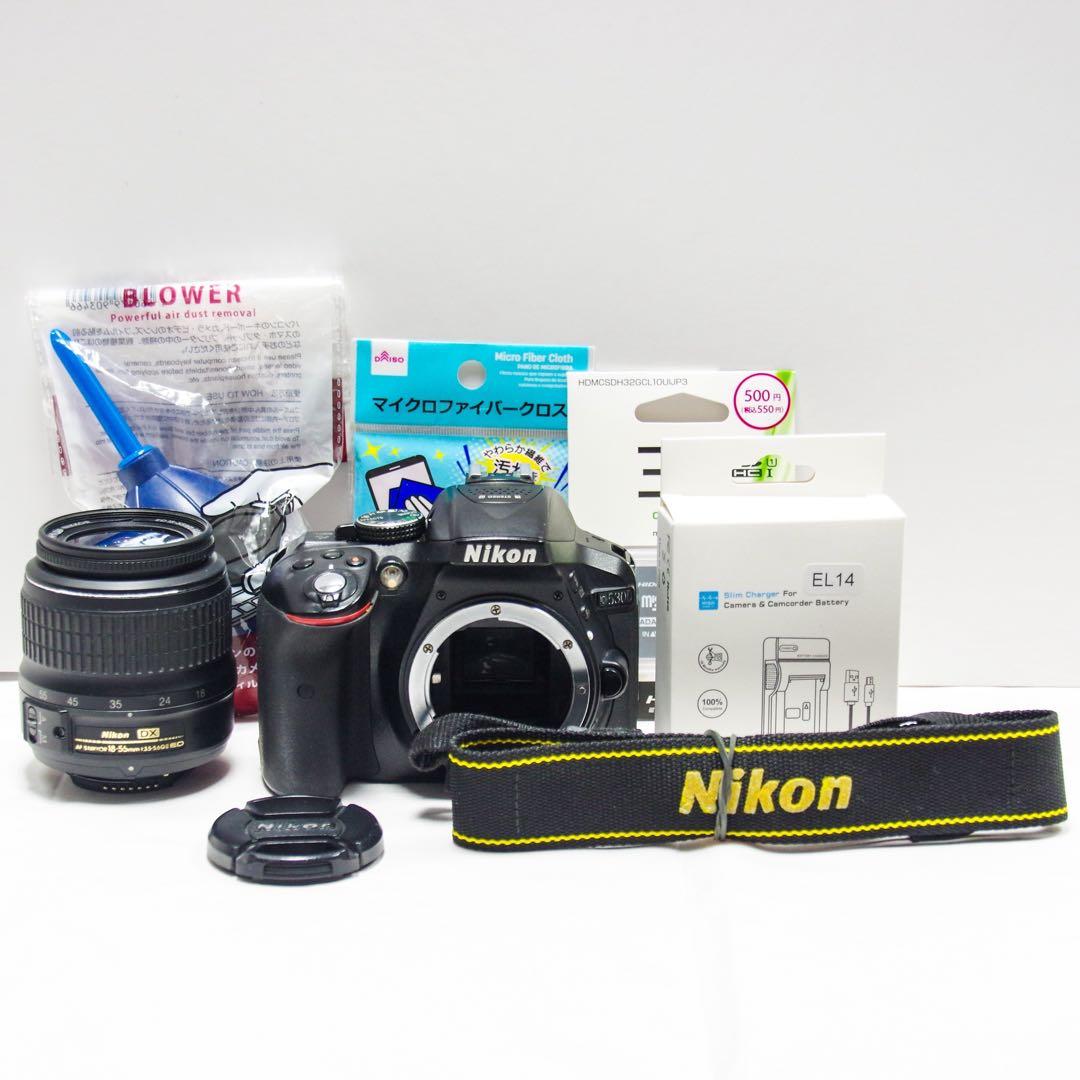 Nikon D5300 18-55mm 一眼レフ スマホ転送 Wi-Fi搭載