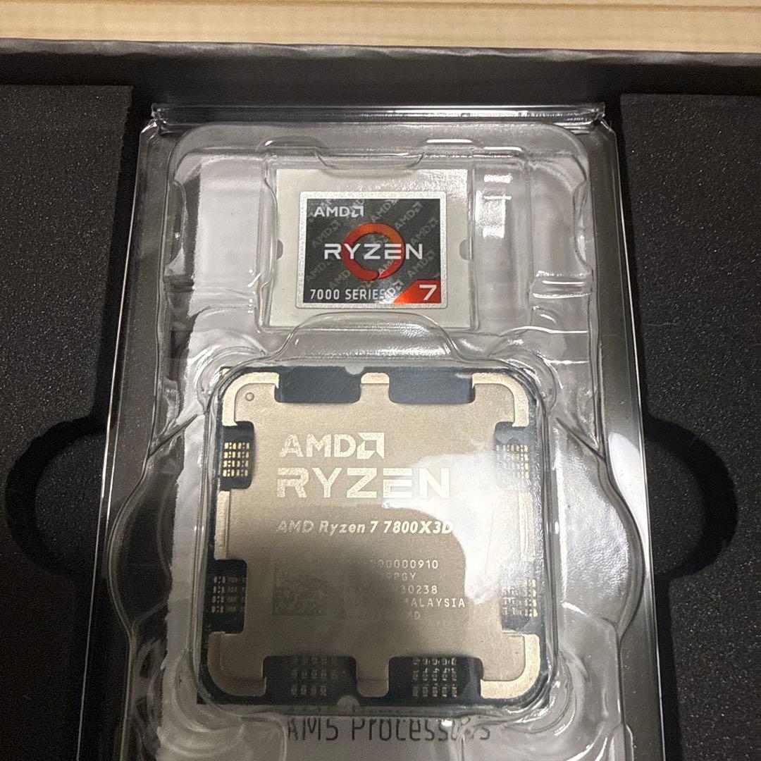 AMD Ryzen 7 7800X3D BOX 国内正規品 中古