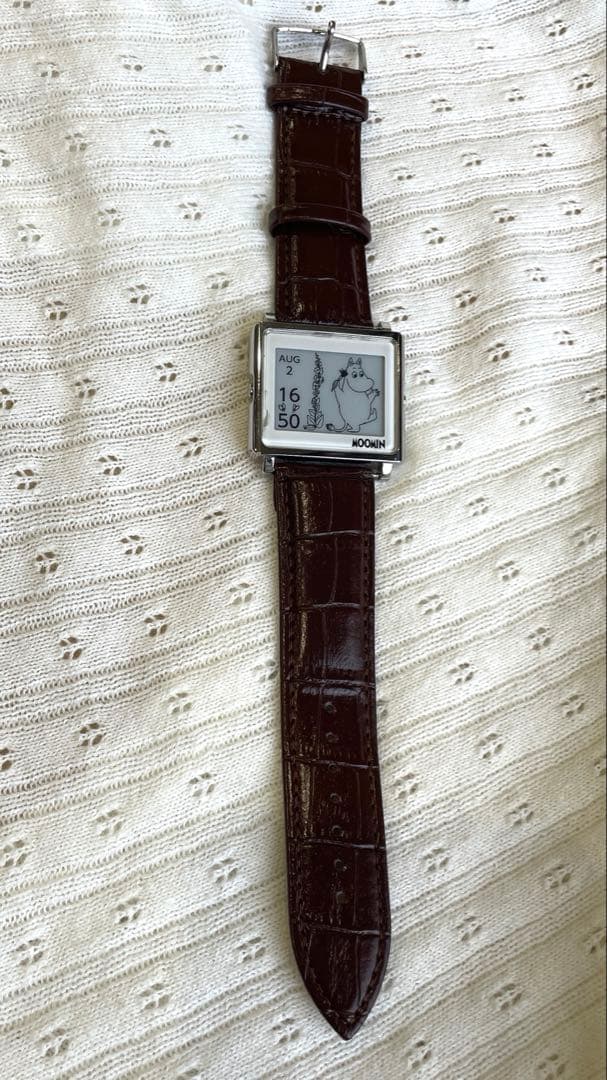 【25年6月電池交換】スマートキャンバス　ムーミン　ベルト新品！順調稼働