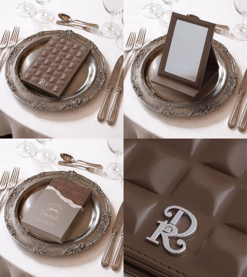 チェックストライプバルーンミニワンピース　FL GRY ノベルティーミラーつき