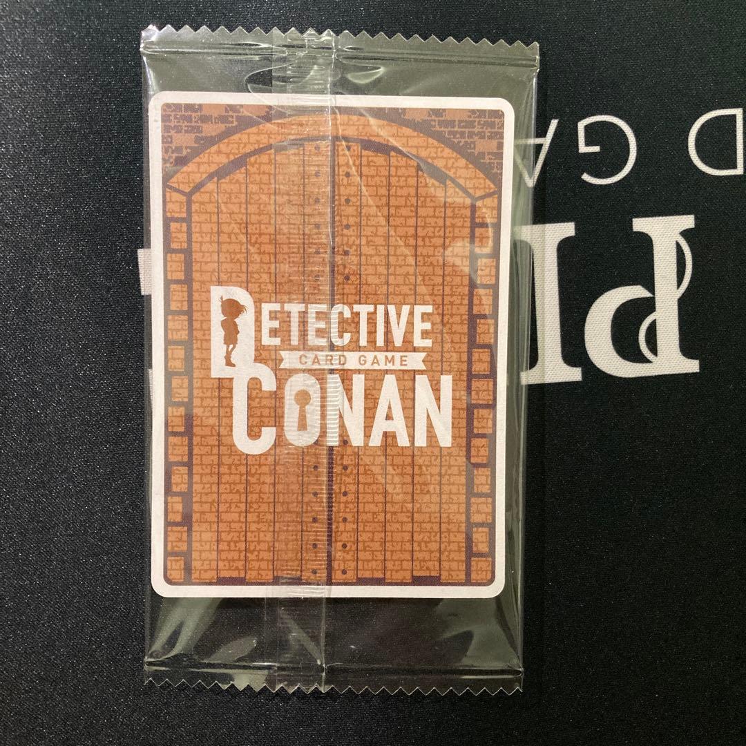 名探偵コナンカードゲーム　江戸川コナン　4勝賞プロモ 探偵マスターズプロモ未開封
