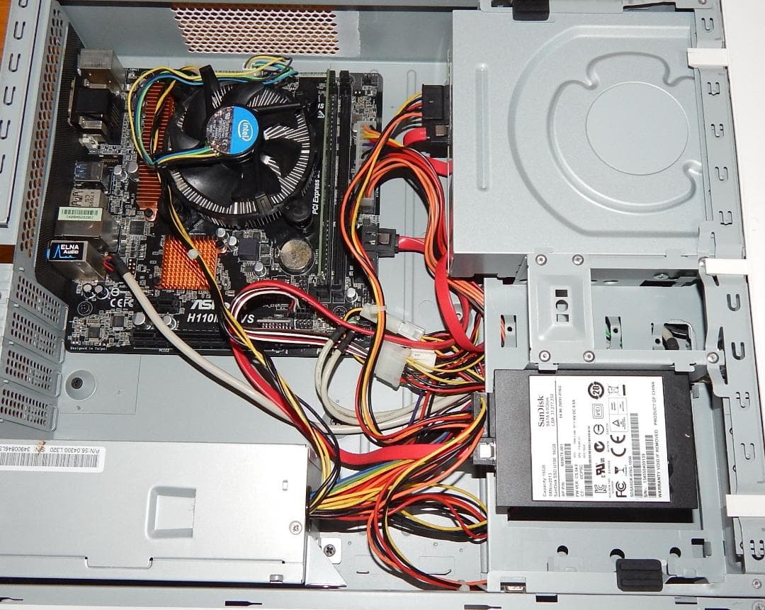 自作 スリムデスクトップ PC Core i5 10400相当/4GB