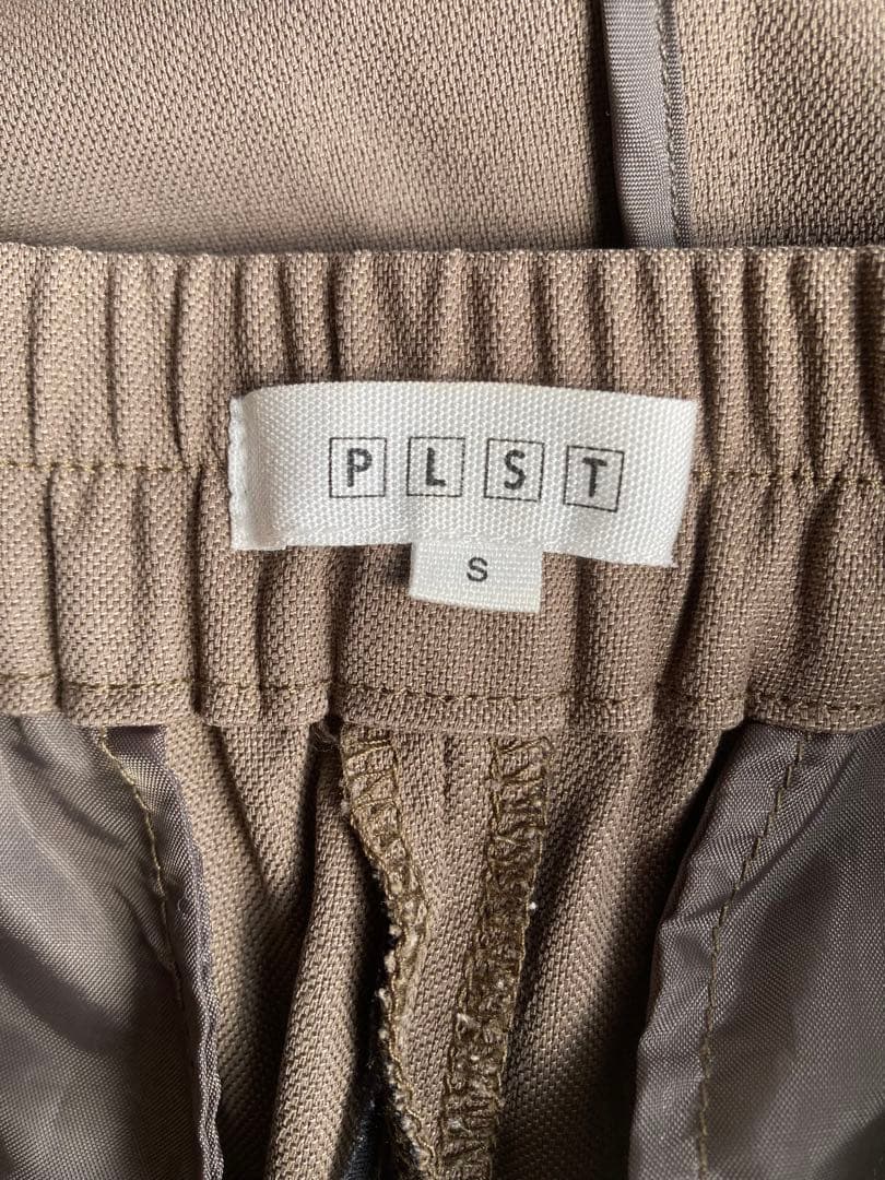 PLST リネンブレンド　カラーレスジャケット＆スティックパンツ