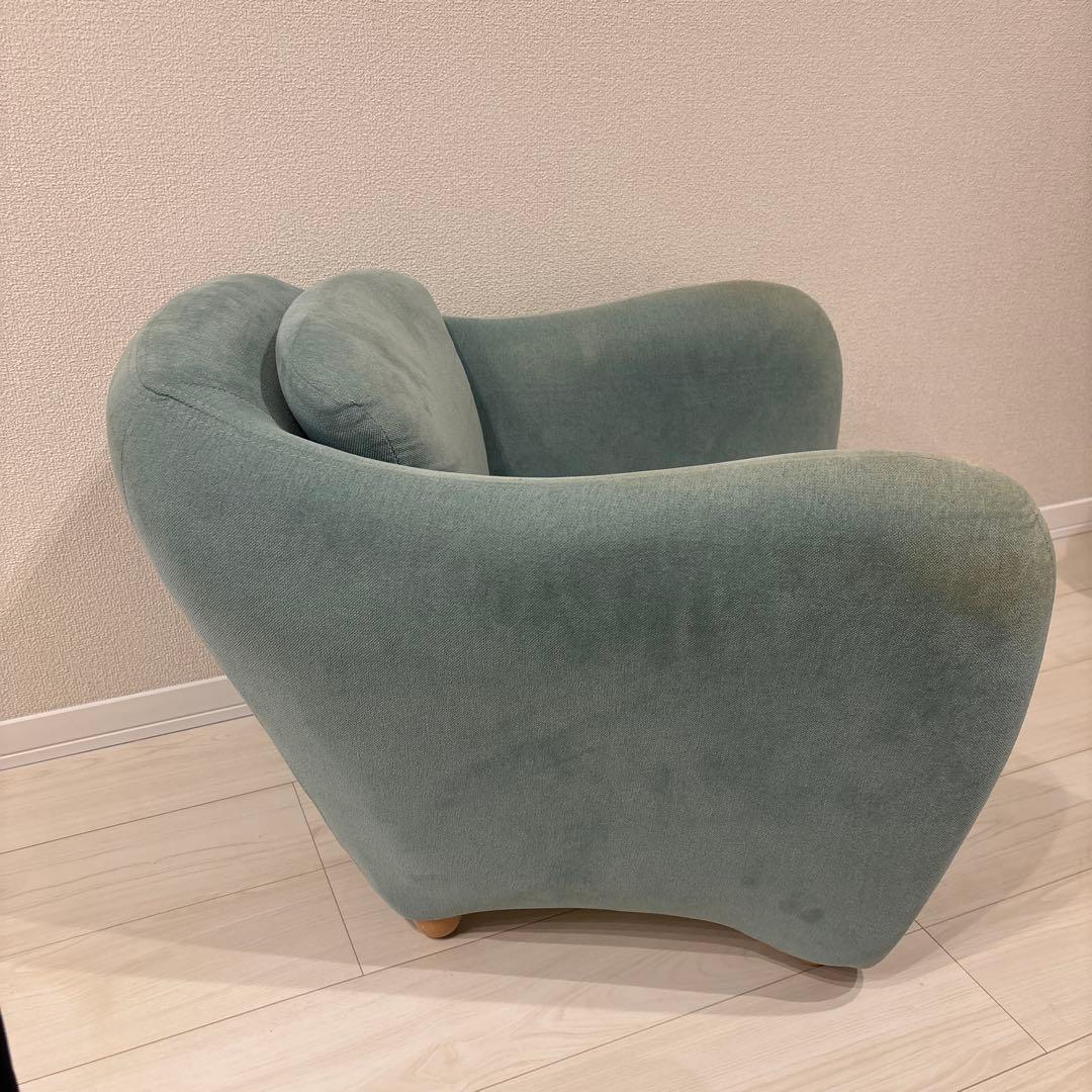 1人掛けソファ MINI MILLER ARM CHAIR Blue Gray