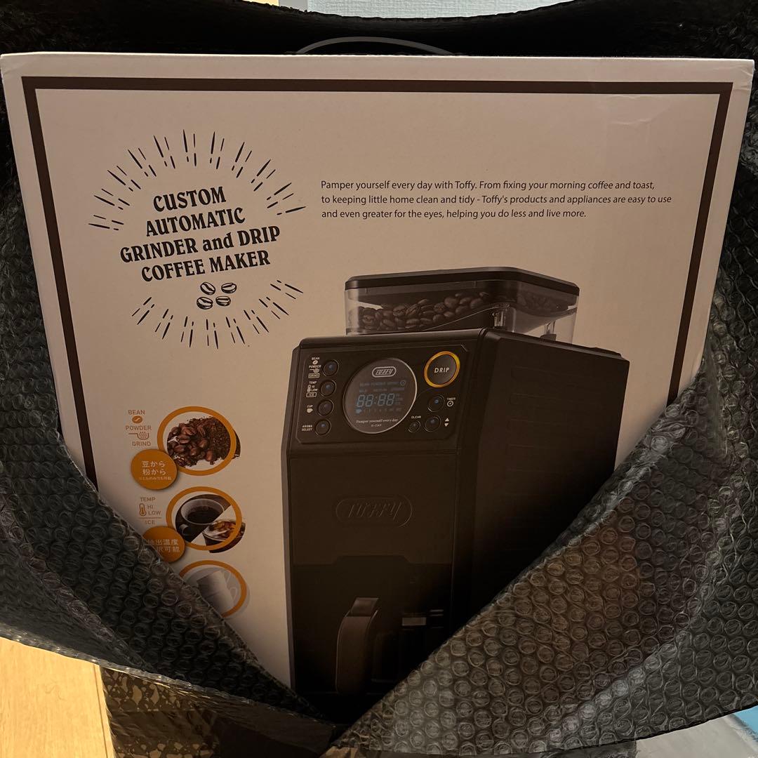 Toffy 全自動ミル付カスタムドリップコーヒーメーカー K-CM9
