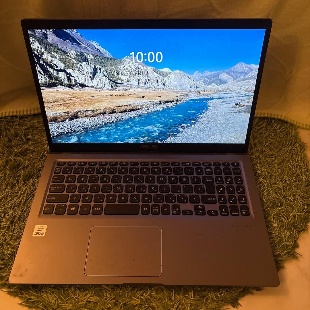 （美品）ASUS i5 10世代SSD500GBノートpc+充電器おまけ